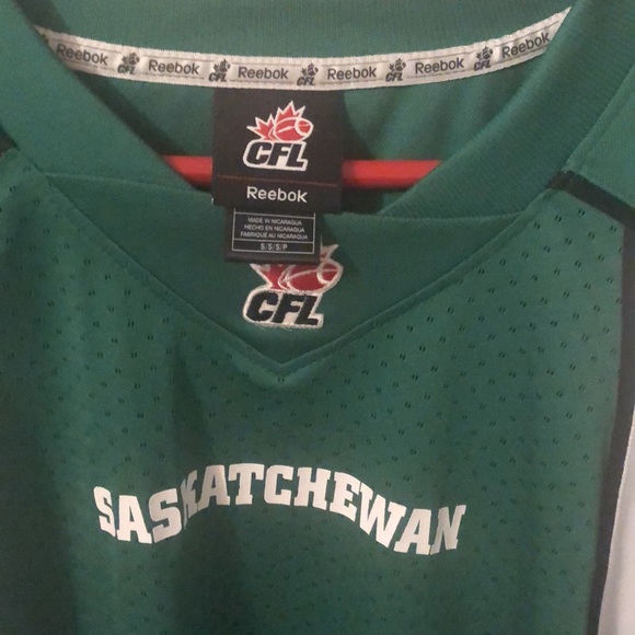 Reebok Vintage Saskatchewan Jersey Size Small CFL - Picture 10 of 13